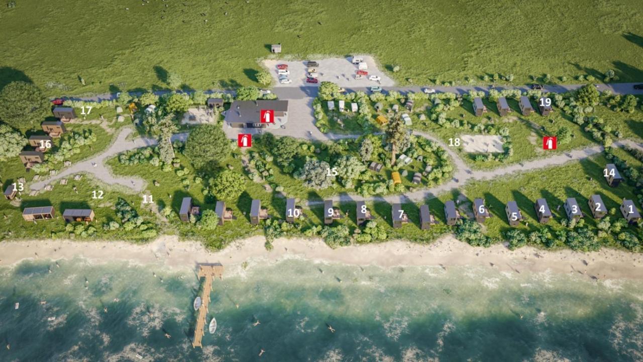 ホテル Tiny Seaside - Kegnaes Osterby  エクステリア 写真